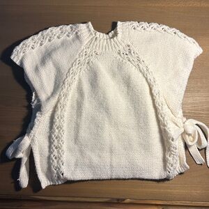 SHEIN Cream Knit Sweater